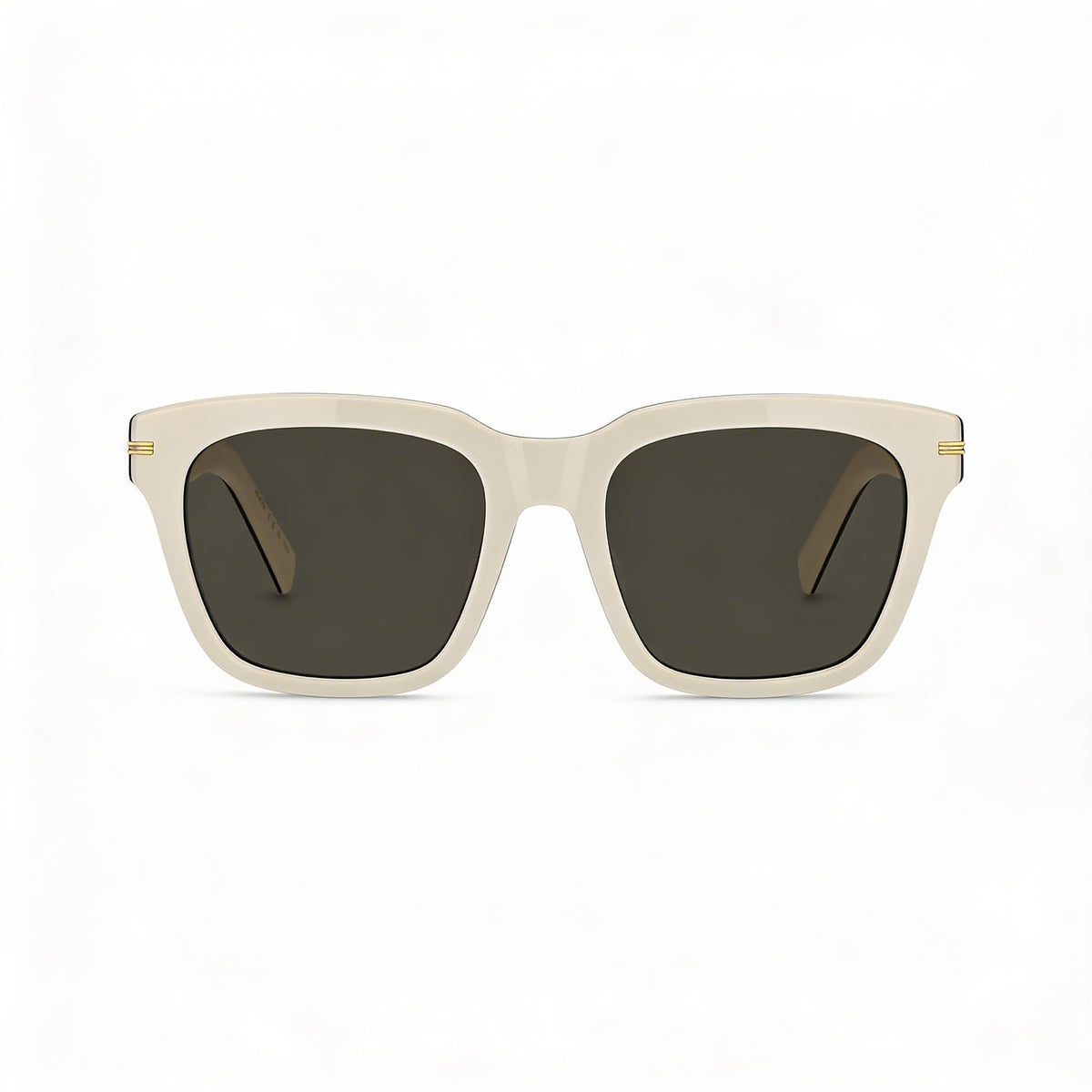 Hugo Boss Classic White Black Grey Square Sunglasses for Women, 52mm, Photo 2