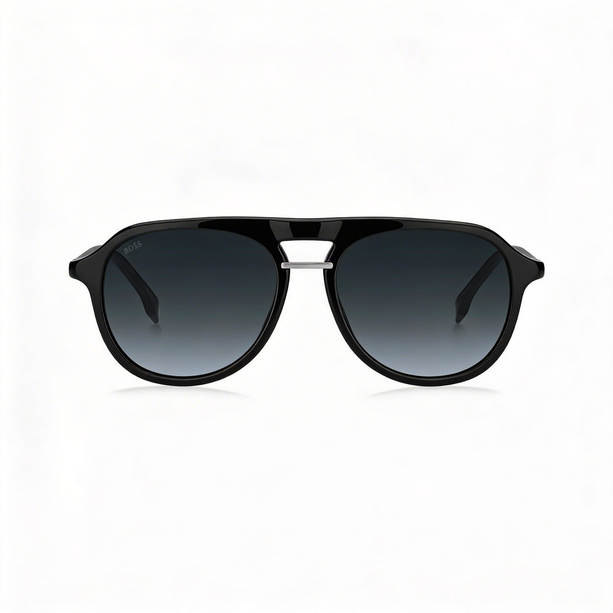 Hugo Boss Classic Black - Dark Grey Oval Sunglasses Unisex, 54mm, Photo 2