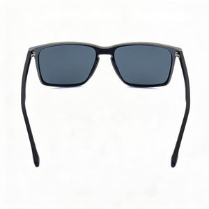 Hugo Boss Classic Rectangle Sunglasses for Women — front view, Acetate frame