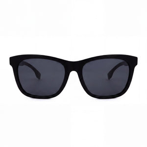 Hugo Boss Classic Rectangle Sunglasses for Women — front view, Acetate frame