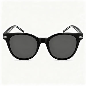Hugo Boss Classic Rectangle Sunglasses for Women — front view, Acetate frame
