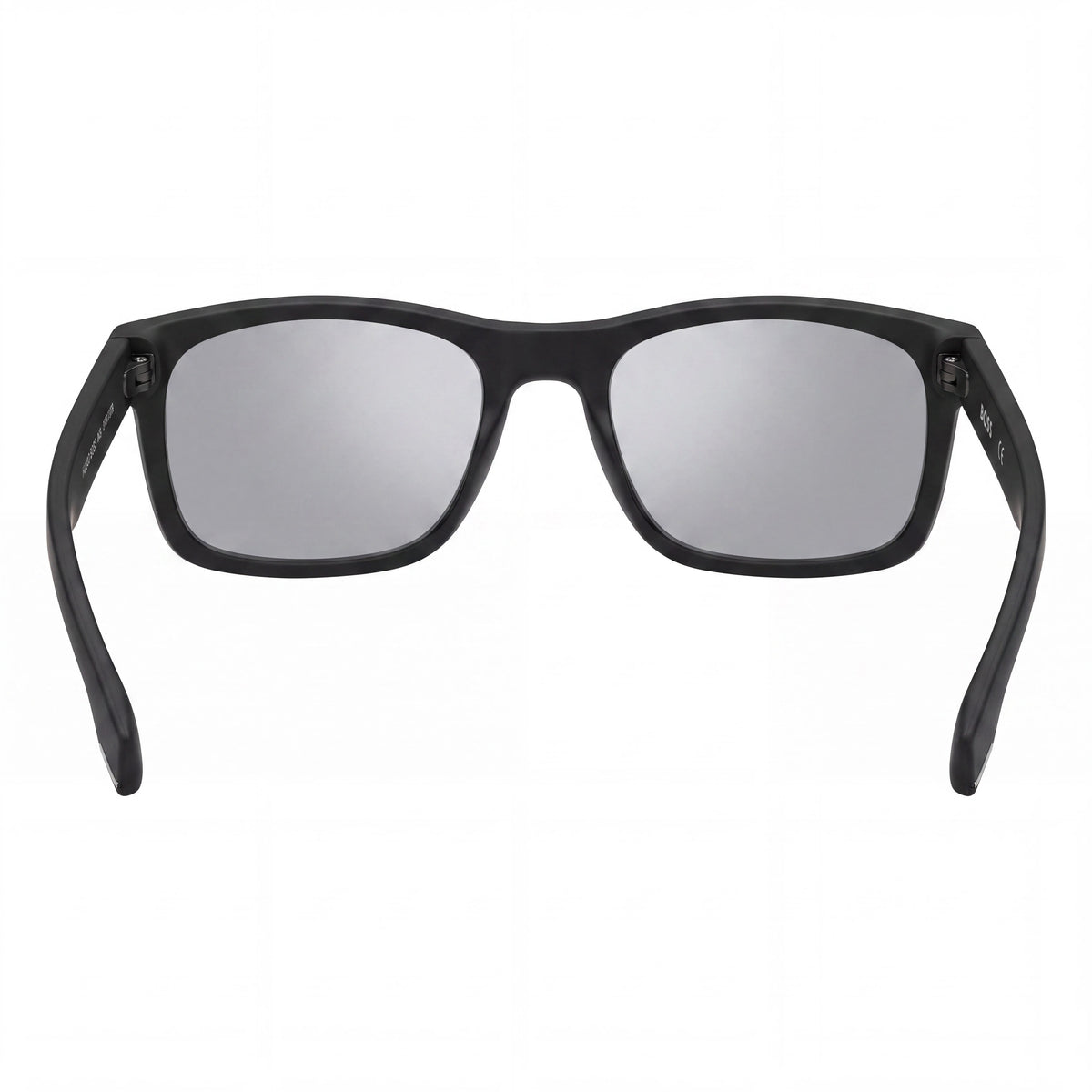 Gafas de sol rectangulares para hombre Hugo Boss 1569/S, clásicas en negro y plata, 55 mm, Photo 4