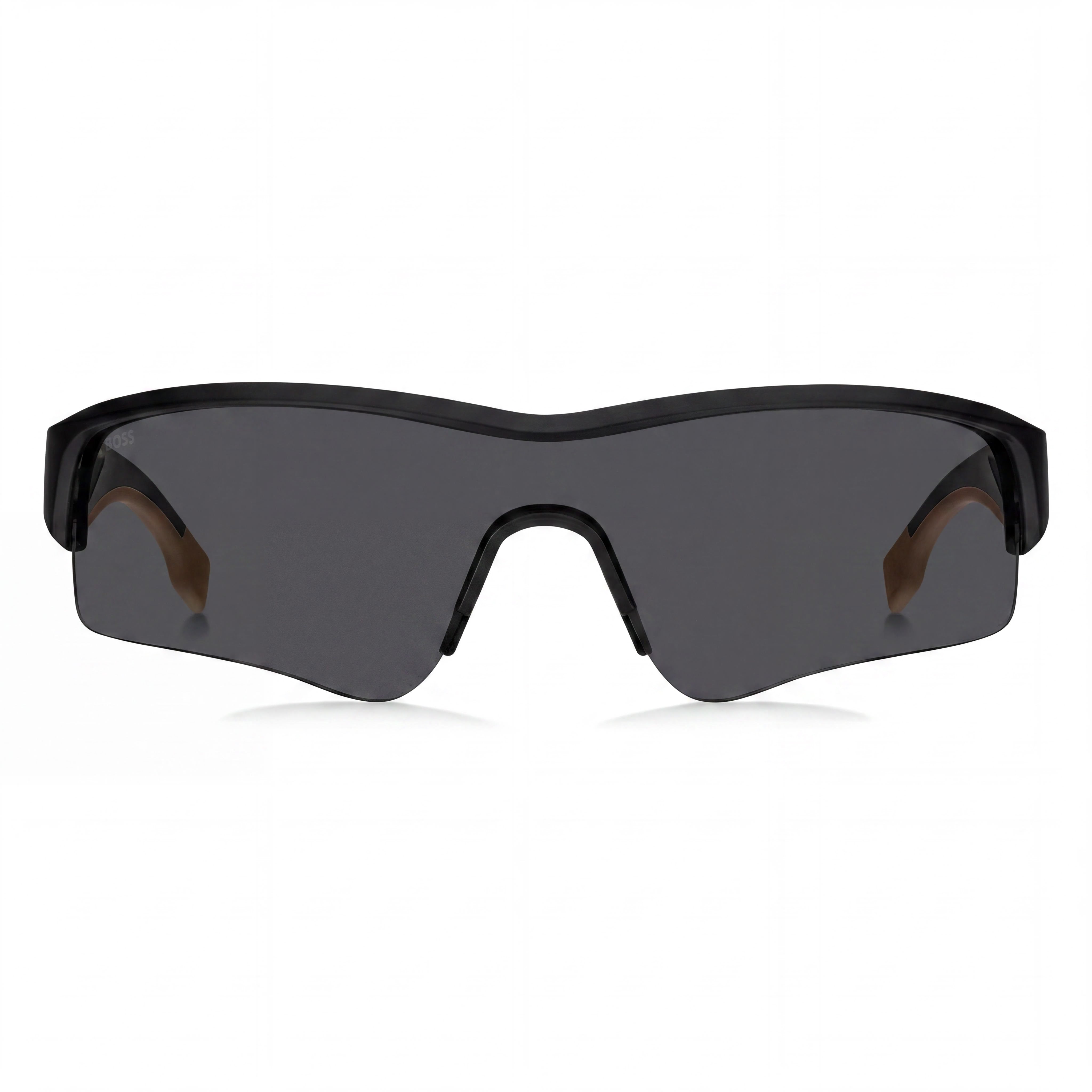 Hugo Boss Classic Black Grey Shield Sunglasses for Men, Photo 2