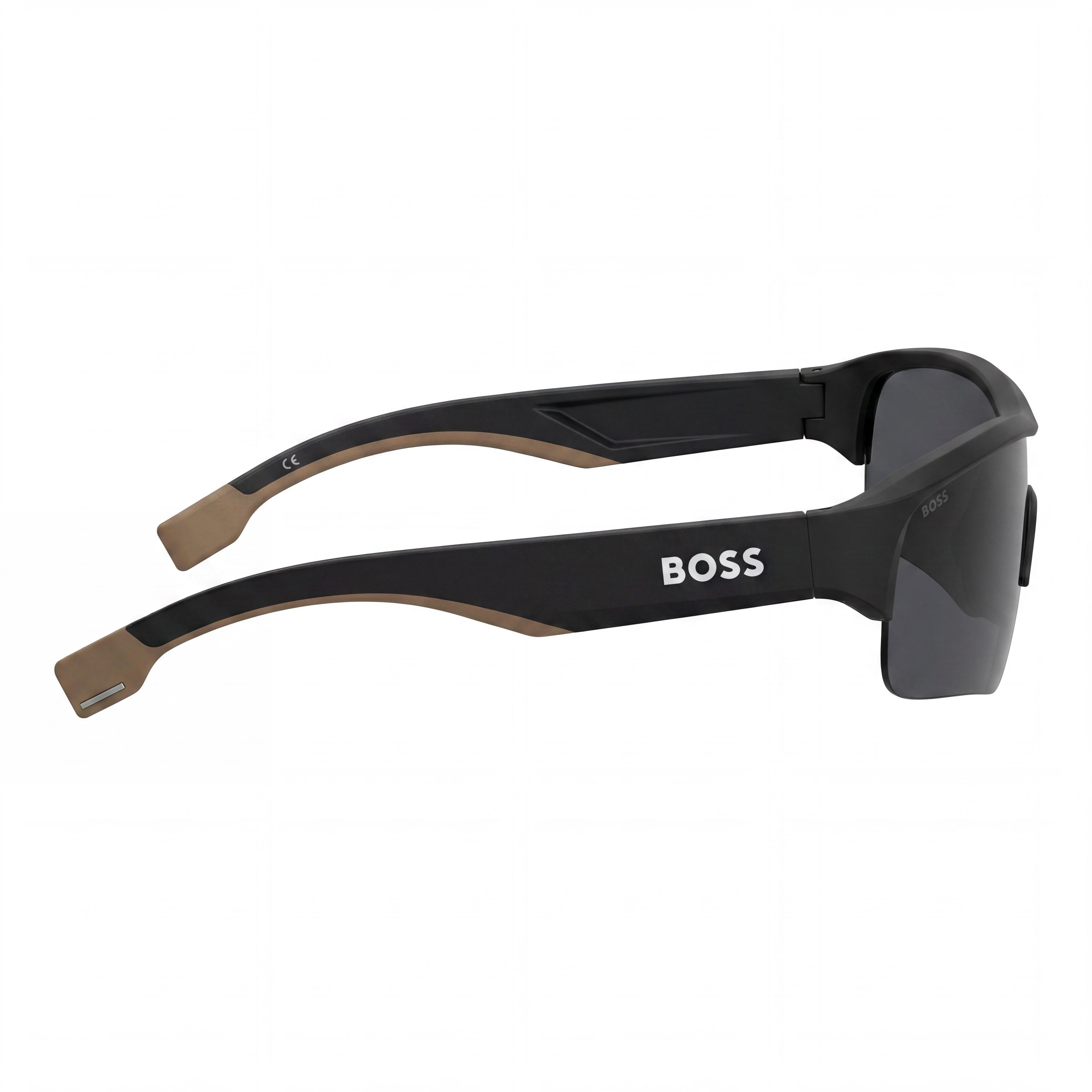 Hugo Boss Classic Black Grey Shield Sunglasses for Men, Photo 3