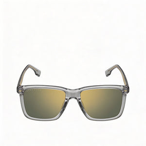Hugo Boss Classic Square Sunglasses for Men — front view, Acetate frame