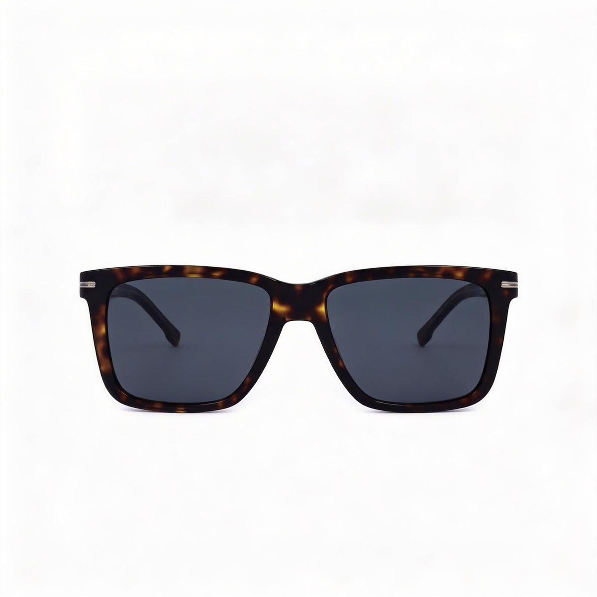 Hugo Boss Classic Dark Havana, Grey Square Sunglasses Unisex, 55mm, Photo 2