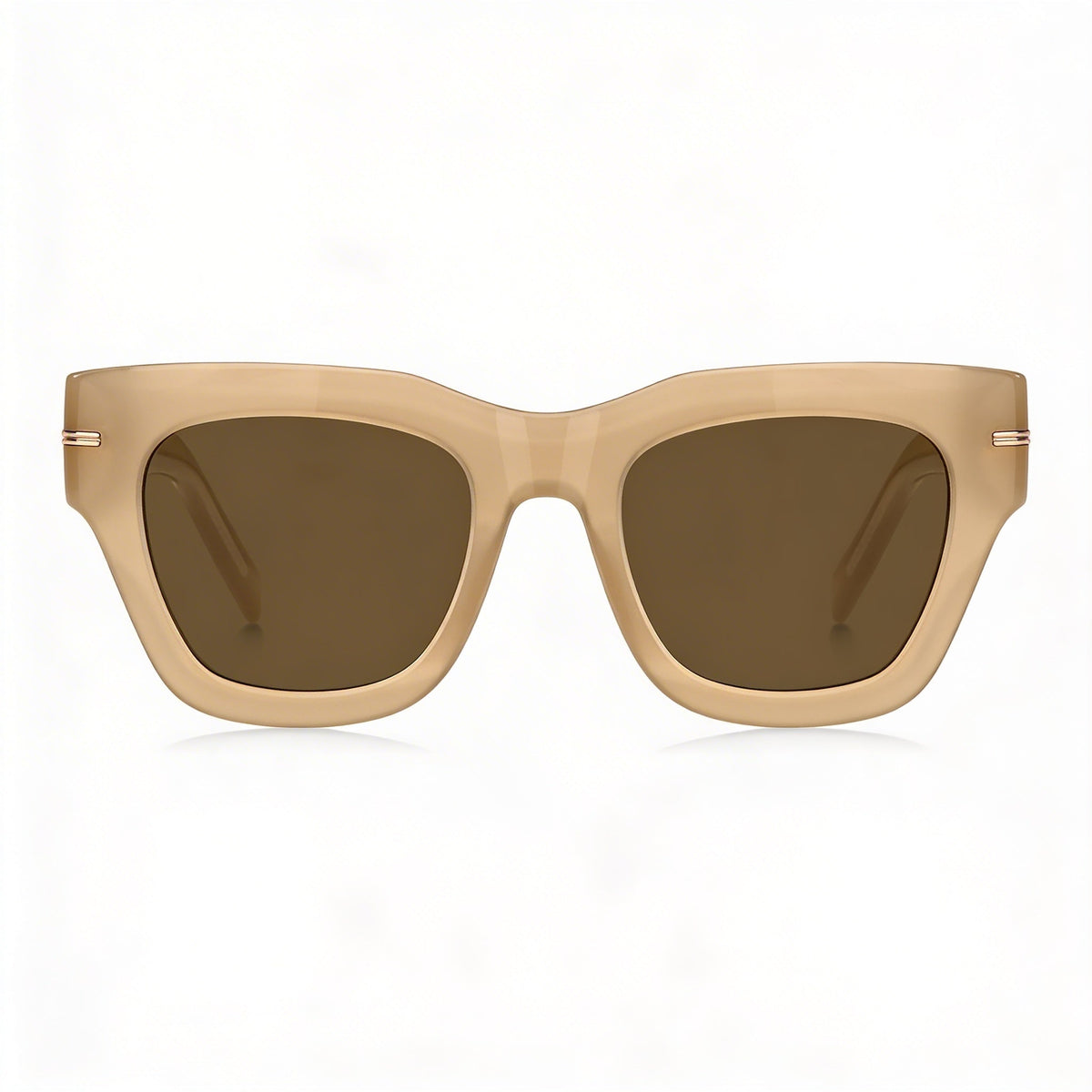Hugo Boss Beige Rectangle Sunglasses Unisex, 51mm, Photo 3