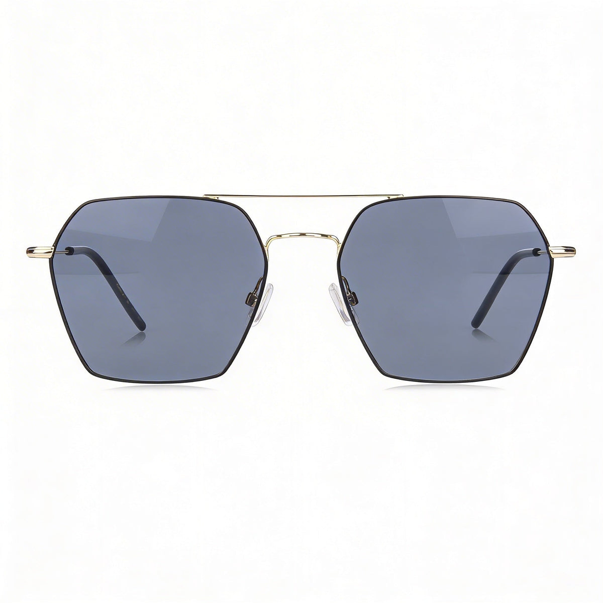 Gafas de sol Hugo Boss ovaladas negras y doradas para mujer, 54 mm, Photo 2