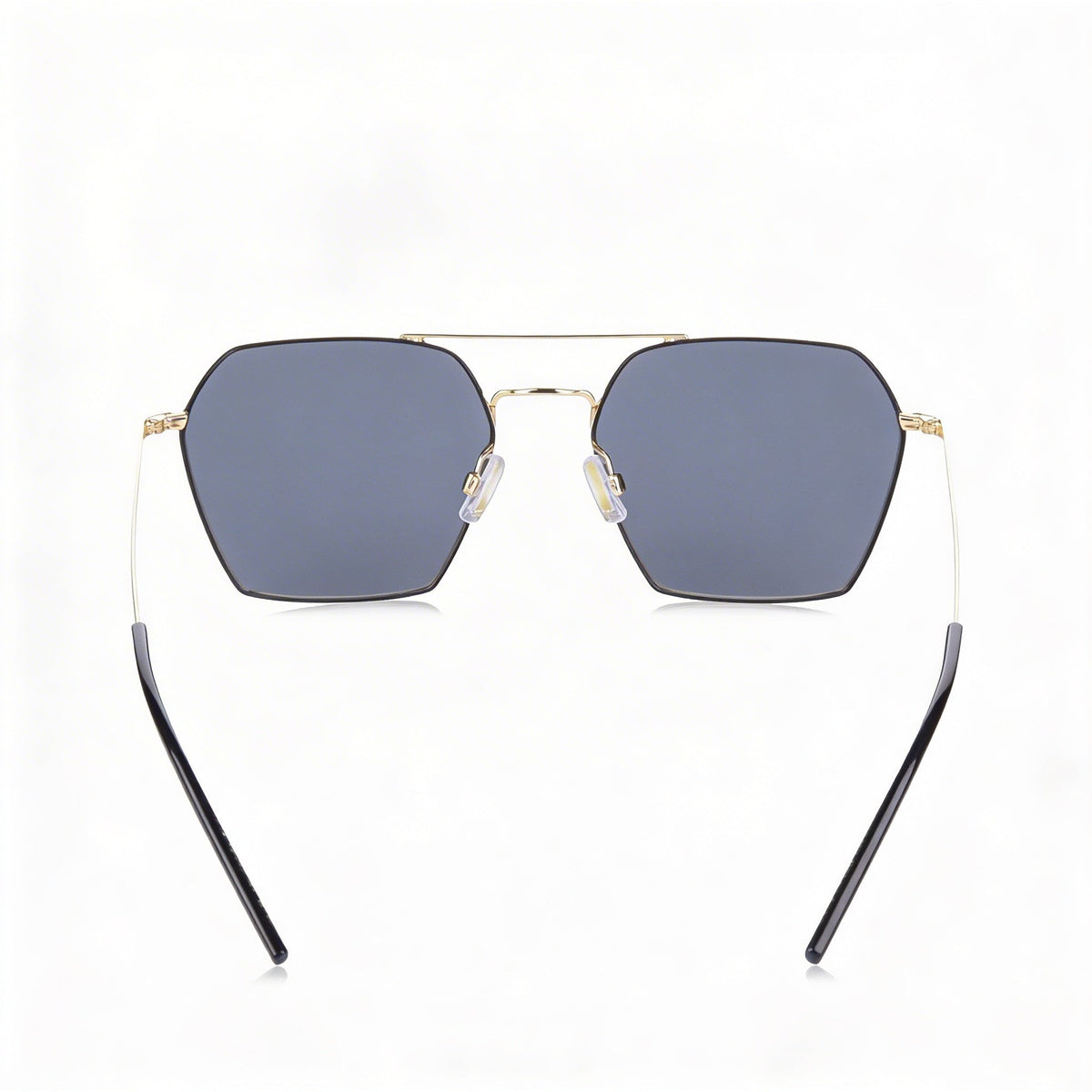 Gafas de sol Hugo Boss ovaladas negras y doradas para mujer, 54 mm, Photo 3