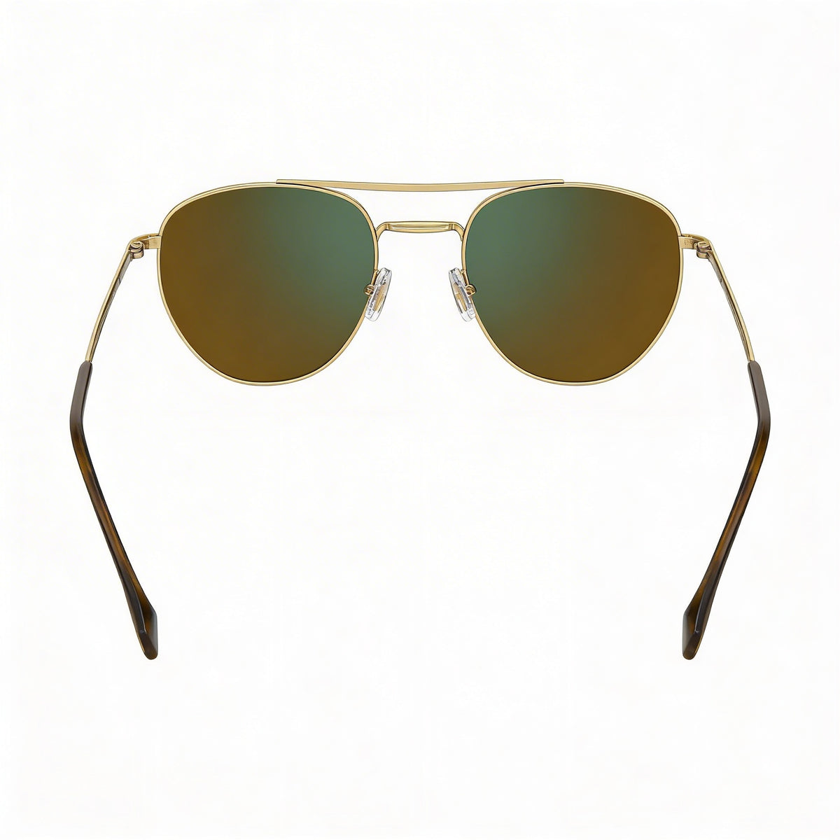 Gafas de sol Hugo Boss modernas de acero inoxidable negro dorado para mujer con lentes verdes, 100 % protección UV, 53 mm, Photo 3