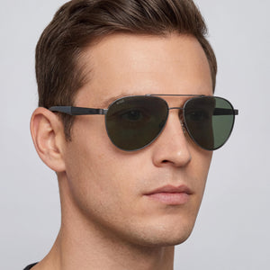 Hugo Boss Gray Sunglasses Unisex — lifestyle wear, everyday sun coverage