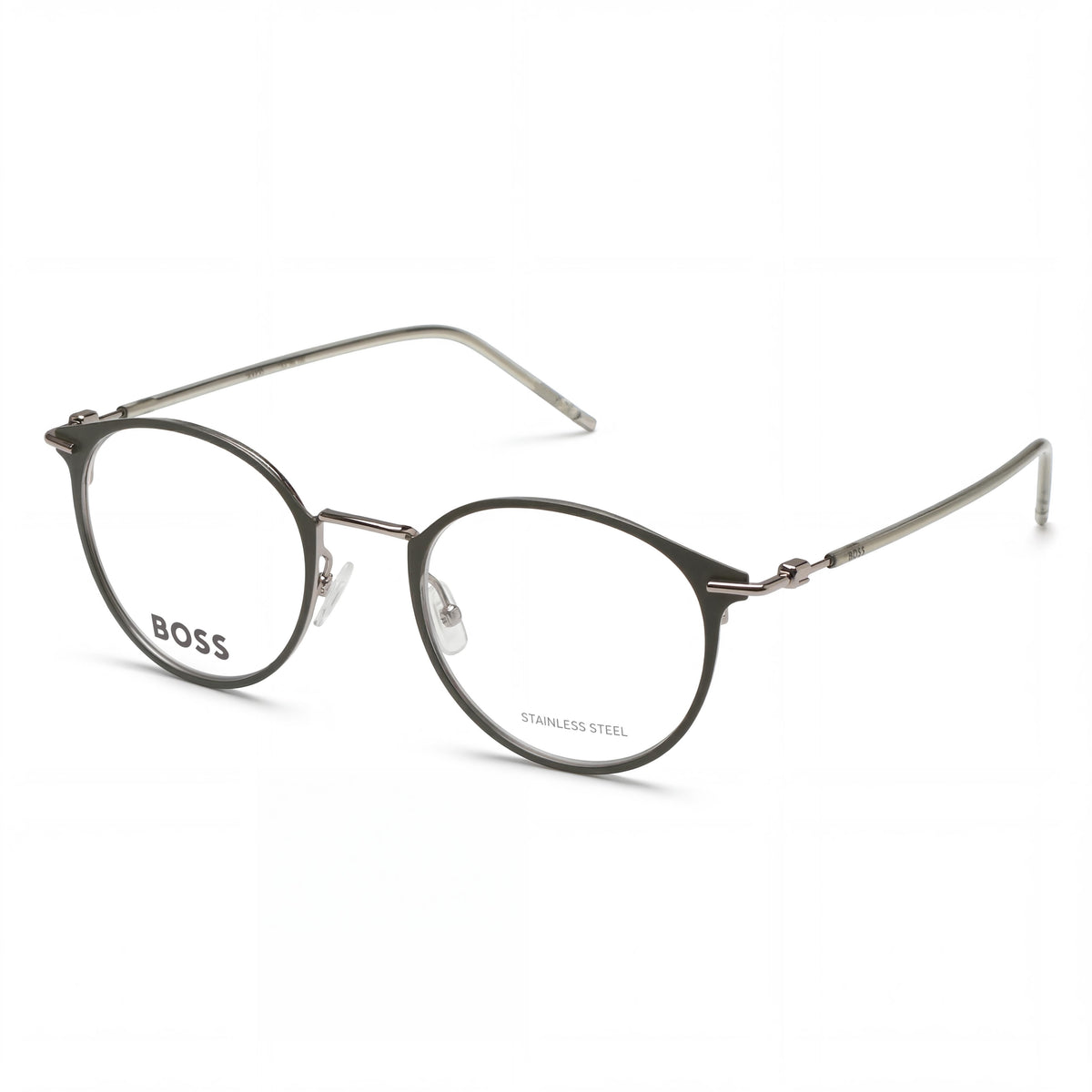 Gafas Redondas Unisex Hugo Boss Green Ruth, Acero Aleado 50mm, Photo 1