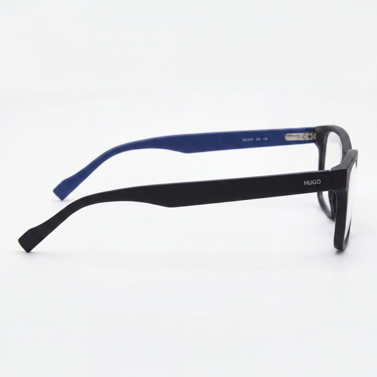 Hugo Boss Hg 0182 Matte Black/Blue Rectangle Eyeglasses for Men, Photo 3