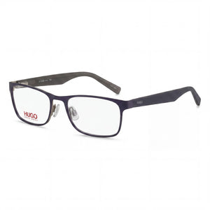 Hugo Boss Hg-0209 Gray Rectangle Eyeglasses for Men, Metal frame