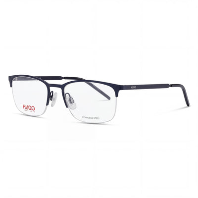 Hugo Boss Hg 1019 Matt Black Rectangle Eyeglasses for Unisex, Metal frame