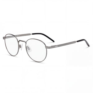 Hugo Boss Hg 1035 Gray Round Eyeglasses Unisex, Alloy Steel frame