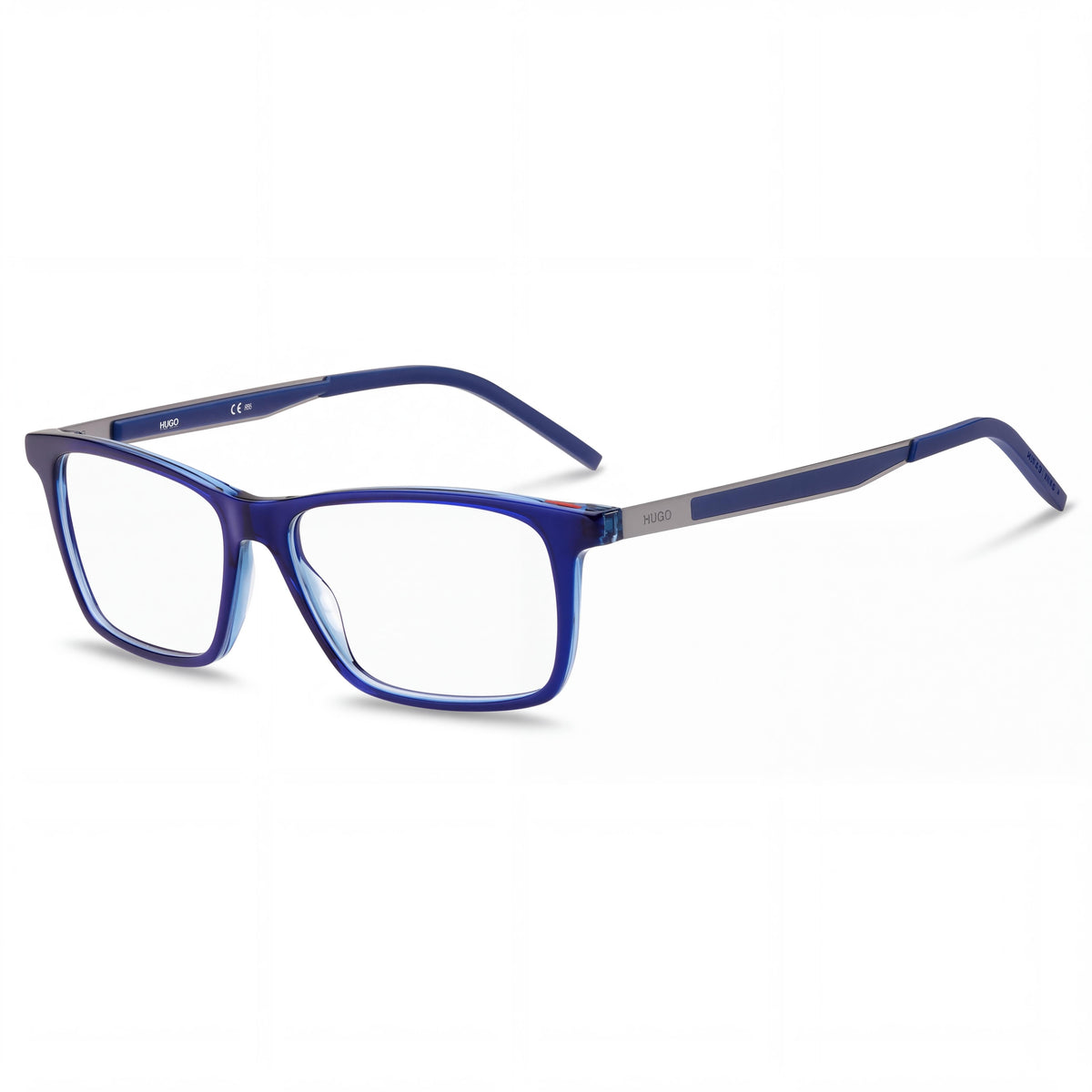 Gafas graduadas rectangulares para mujer Hugo Boss Hg 1140 azul azur, 55 mm, Photo 1