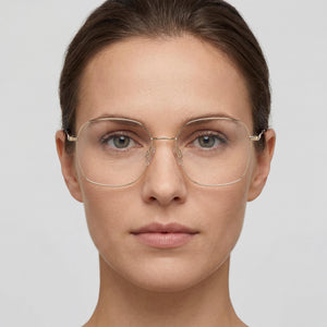 Hugo Boss Hg 1185 Round Eyeglasses for Women — interior view, Plastic demo lenses