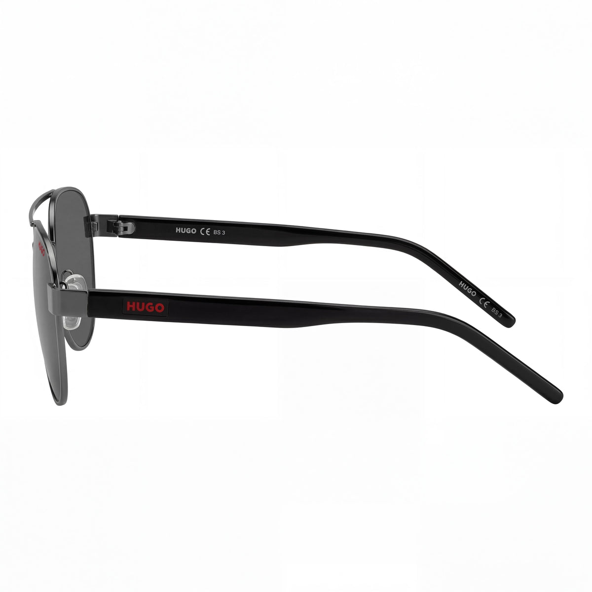 Gafas de sol para hombre Hugo Boss HG 1196/S en rutenio oscuro mate, 54 mm, Photo 3