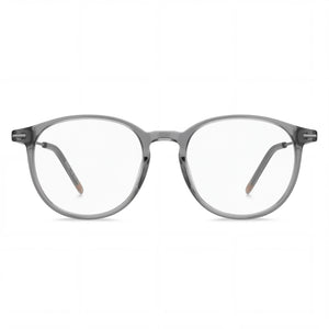 Hugo Boss HG 1206 Round Eyeglasses Unisex — front view, Magnesium