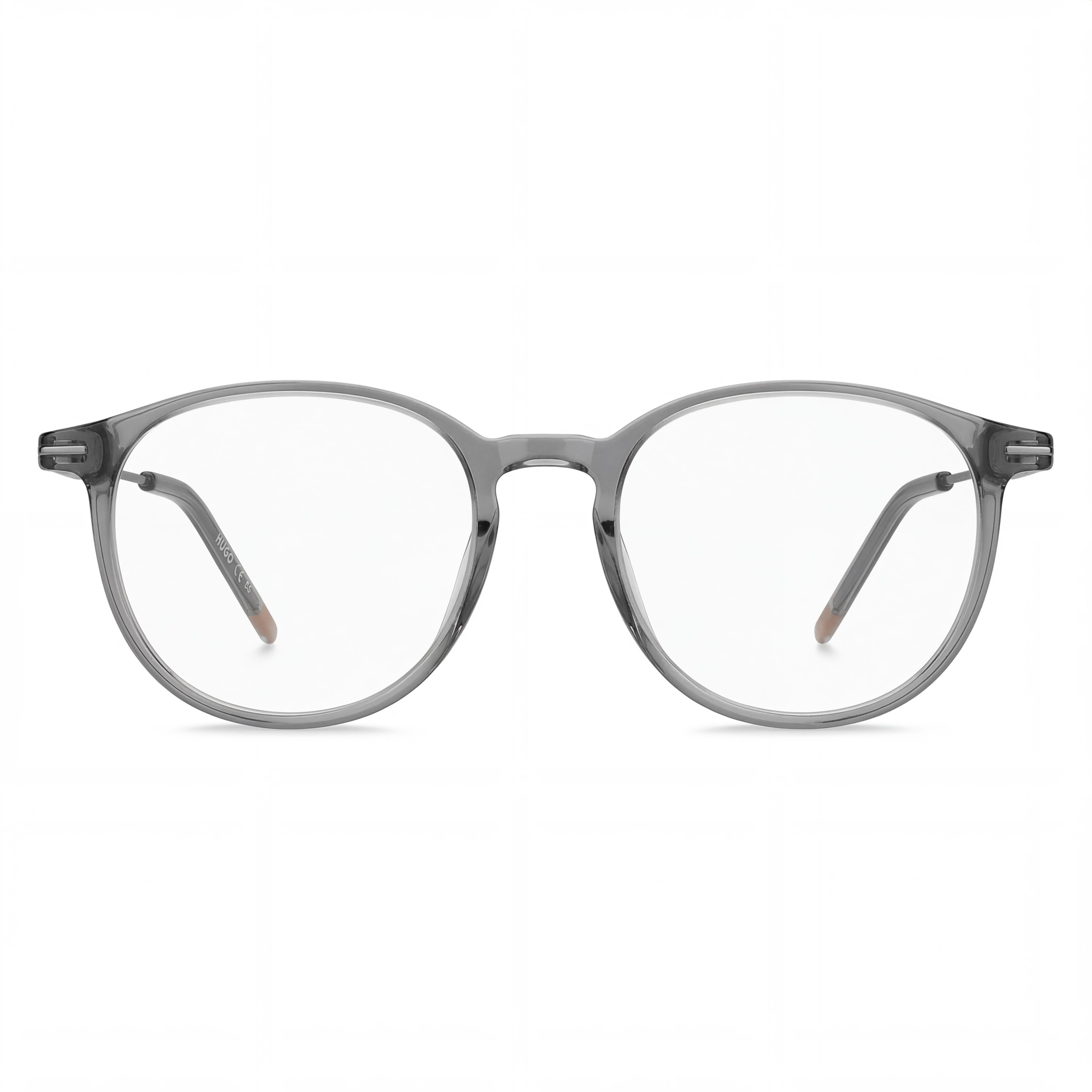 Hugo Boss HG 1206 Grey Ruthenium Round Unisex Eyeglasses, 50mm, Photo 2