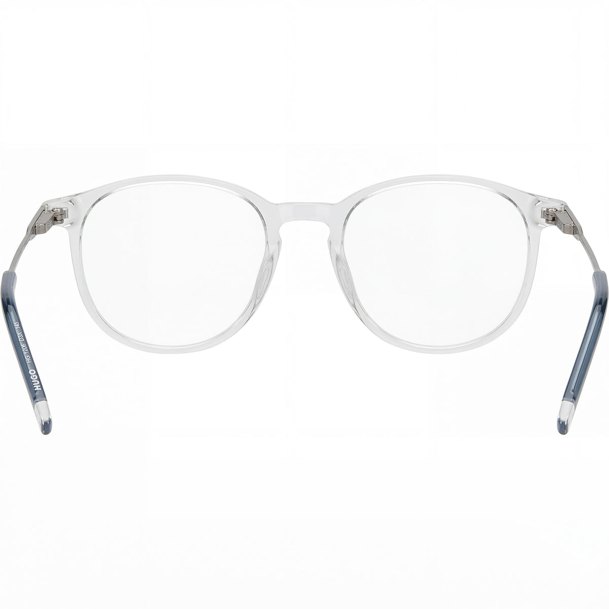 Hugo Boss Hg 1206 Grey Ruthenium Round Eyeglasses Unisex, 50mm, Photo 3