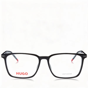 Hugo Boss Hg 1225 Rectangle Eyeglasses Unisex — front view, Magnesium