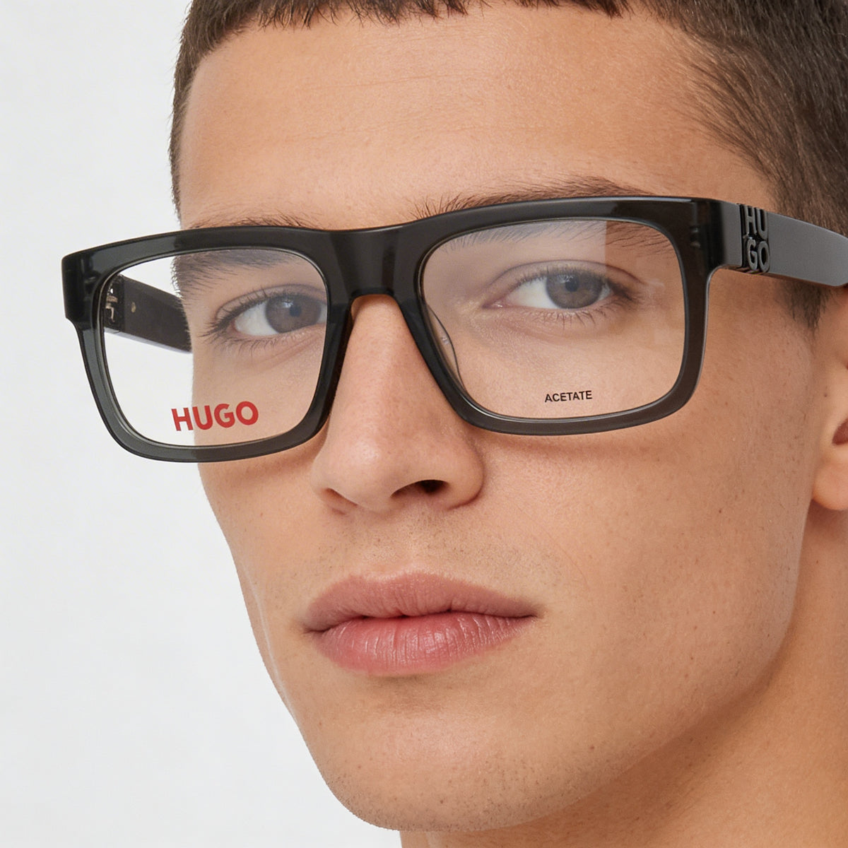 Gafas graduadas rectangulares Hugo Boss Hg 1257 para hombre, color verde, 39 mm, Photo 4