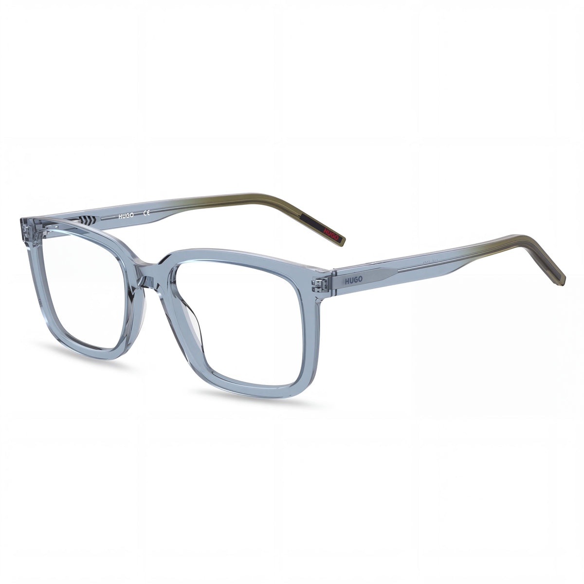 Gafas graduadas rectangulares HUGO Hg 1261 azul verde para mujer, 51 mm, Photo 1