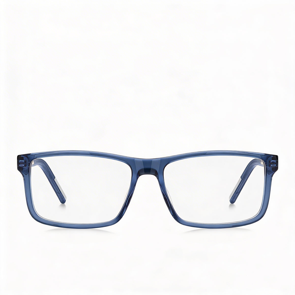 Gafas de sol HUGO Vista Hg 1262 para hombre, estilo casual, armazón de acetato ecológico azul, lentes de policarbonato, 55 mm, Photo 2