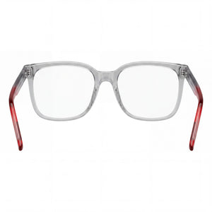 Hugo Boss Hg 1266 Rectangle Eyeglasses Women — side view, Transparent ECO ACETATE temples