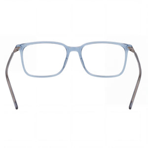 Hugo Boss Hg 1271 Rectangle Eyeglasses Men — side view, Blue Magnesium temples