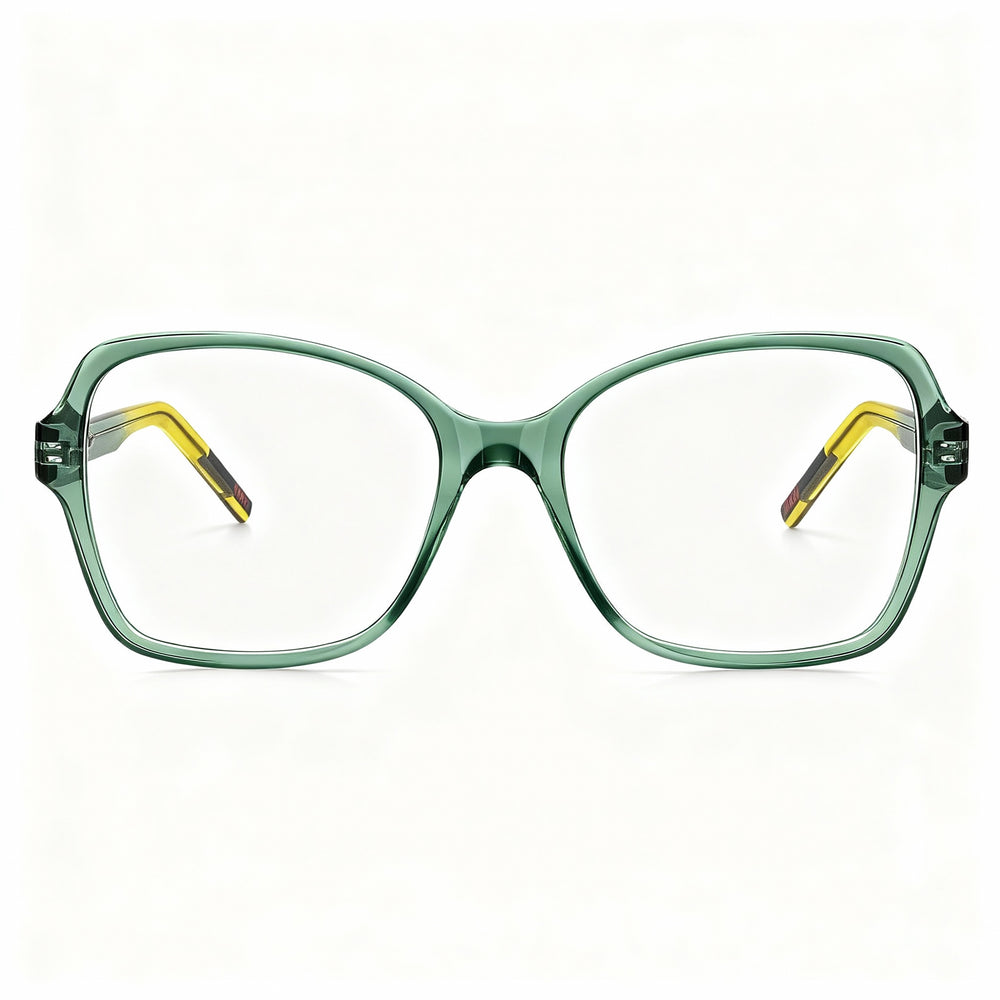 Hugo Boss HG1267 Square Eyeglasses for Women — front view, Acetate
