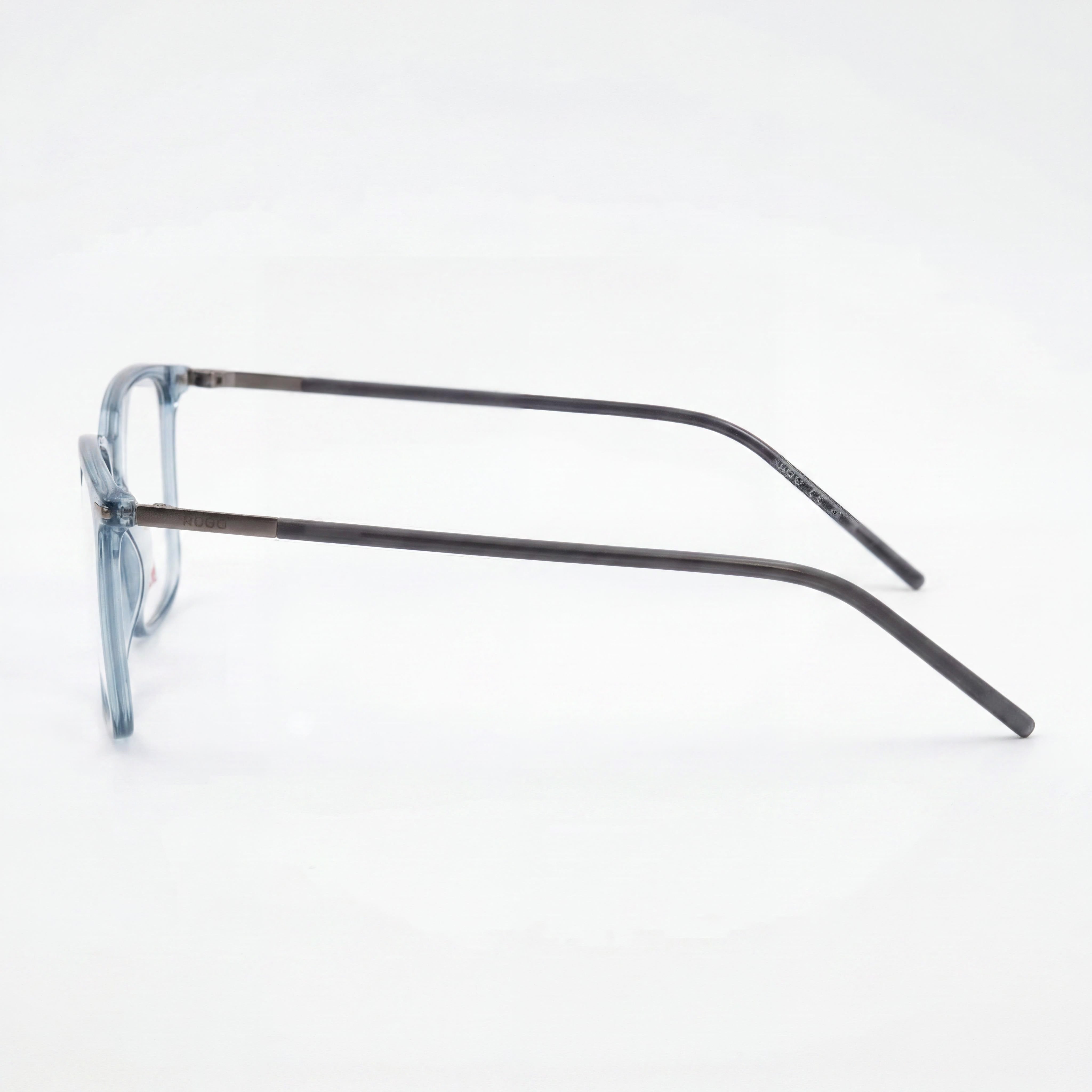 Hugo Boss HG1271 Blue Rectangle Eyeglasses for Men, Magnesium 52mm, Photo 2