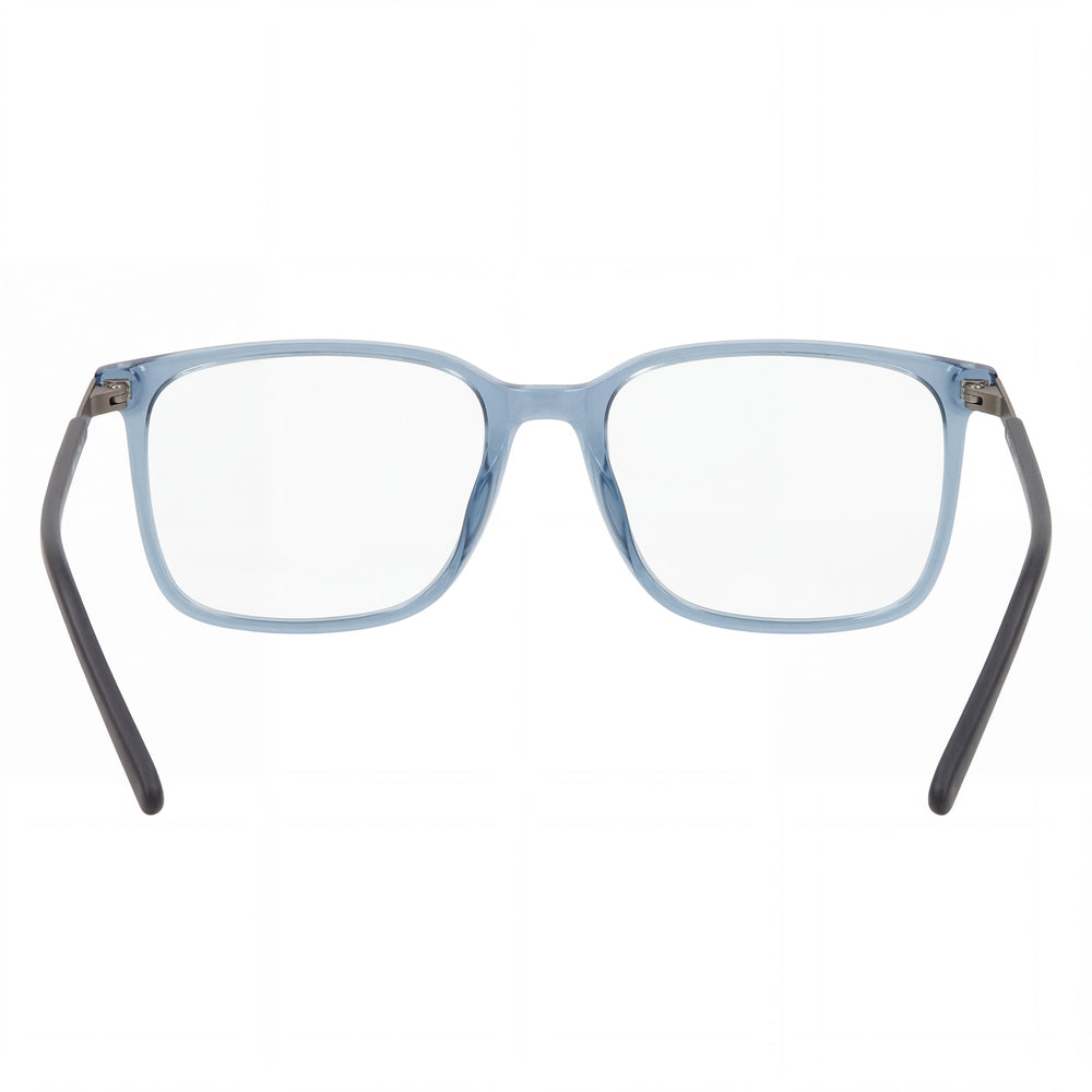 Hugo Boss HG1271 Rectangle Eyeglasses Men — side view, Blue Magnesium temples