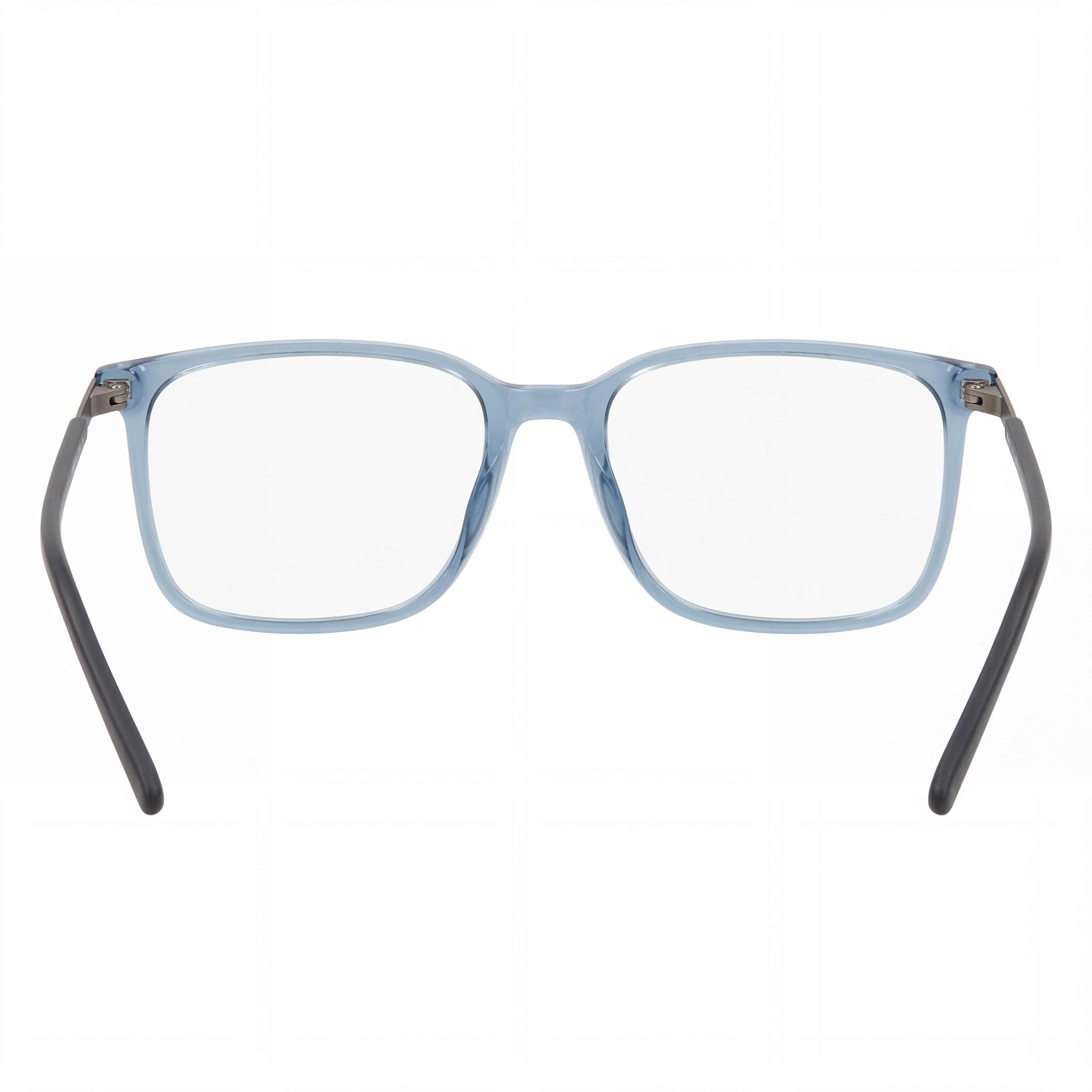 Hugo Boss HG1271 Blue Rectangle Eyeglasses for Men, Magnesium 52mm, Photo 3