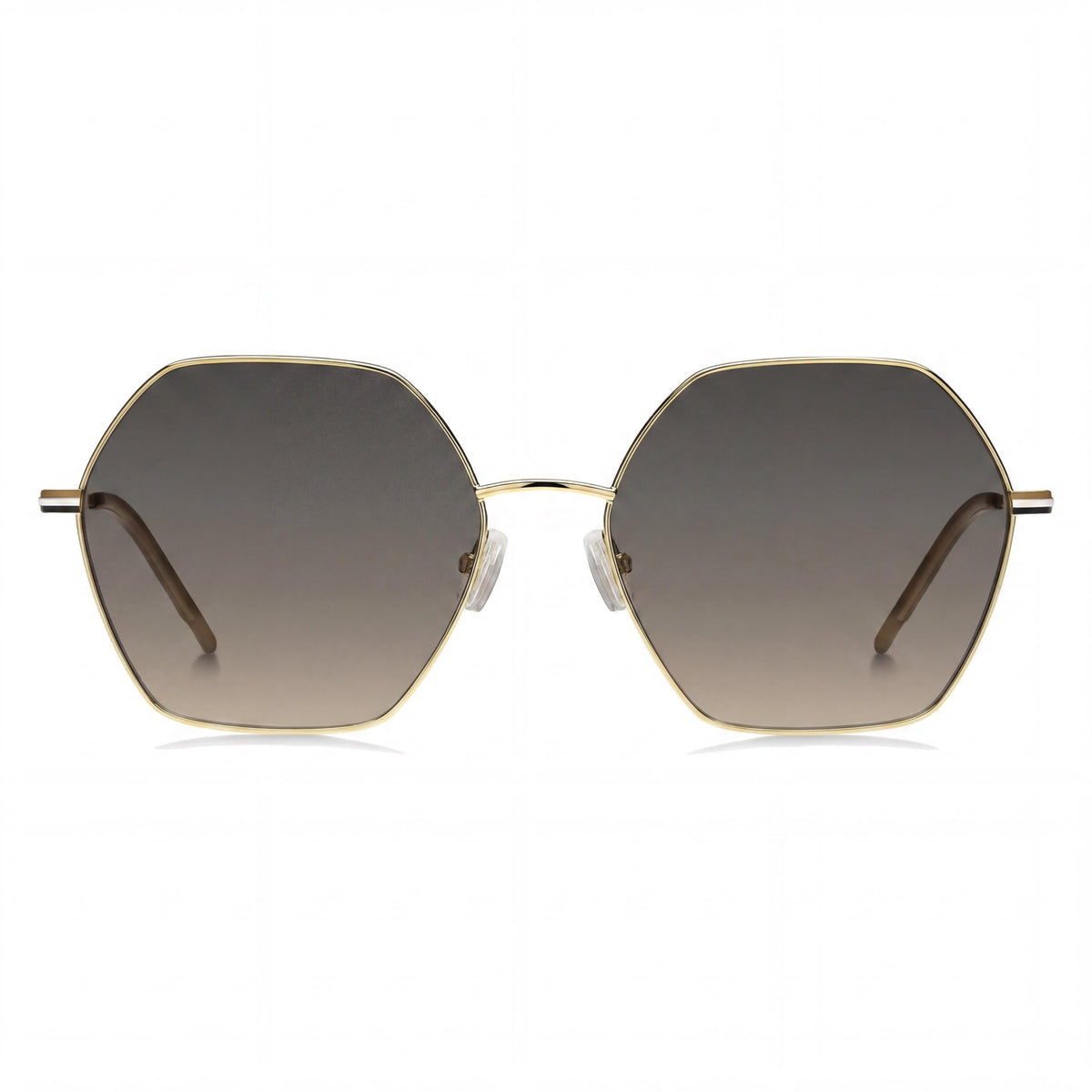 Hugo Boss Light & Minimal Gold/Grey Square Sunglasses for Women, 57mm, Photo 2