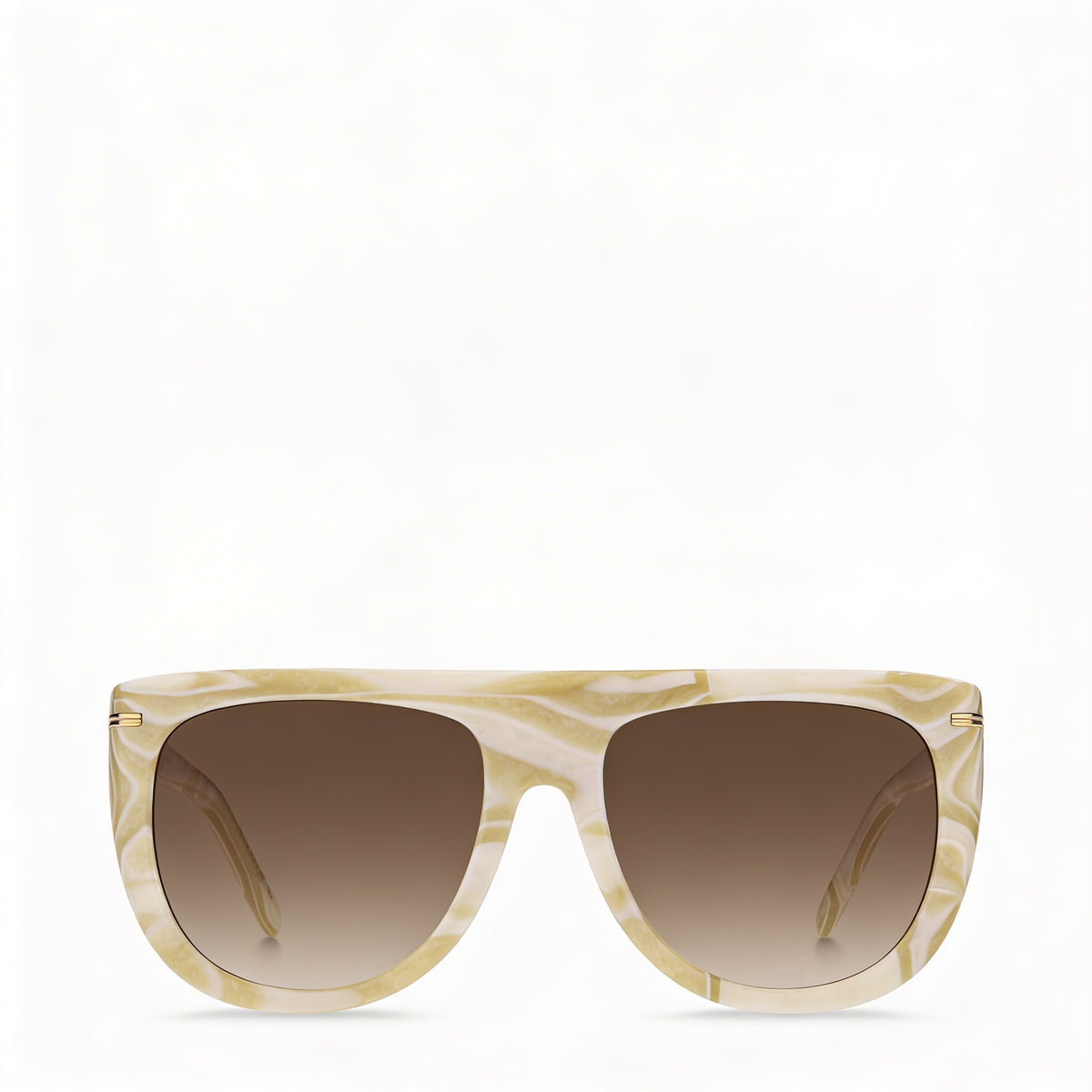 Hugo Boss Modern Beige Rectangle Sunglasses for Women, 56mm, Photo 2
