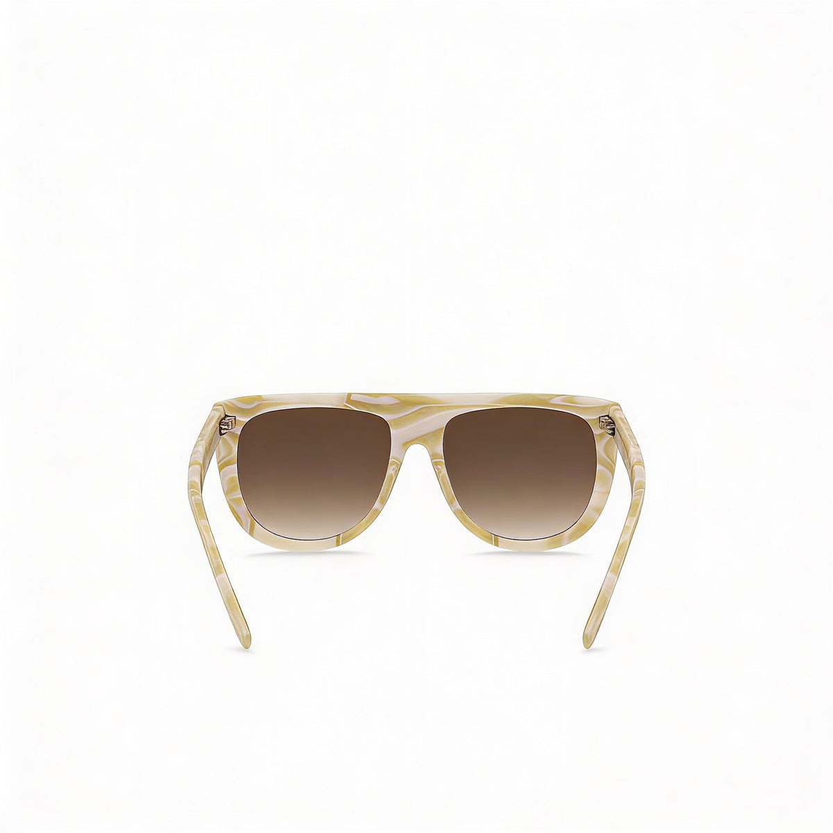 Hugo Boss Modern Beige Rectangle Sunglasses for Women, 56mm, Photo 3