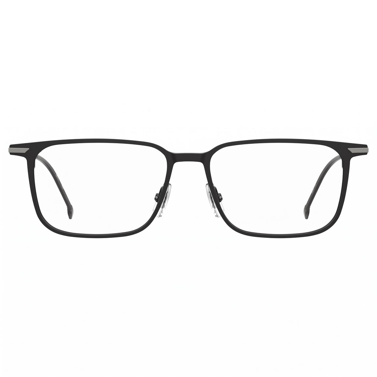 Hugo Boss Modern Matt Black Rectangle Eyeglasses Unisex, 55mm, Photo 2