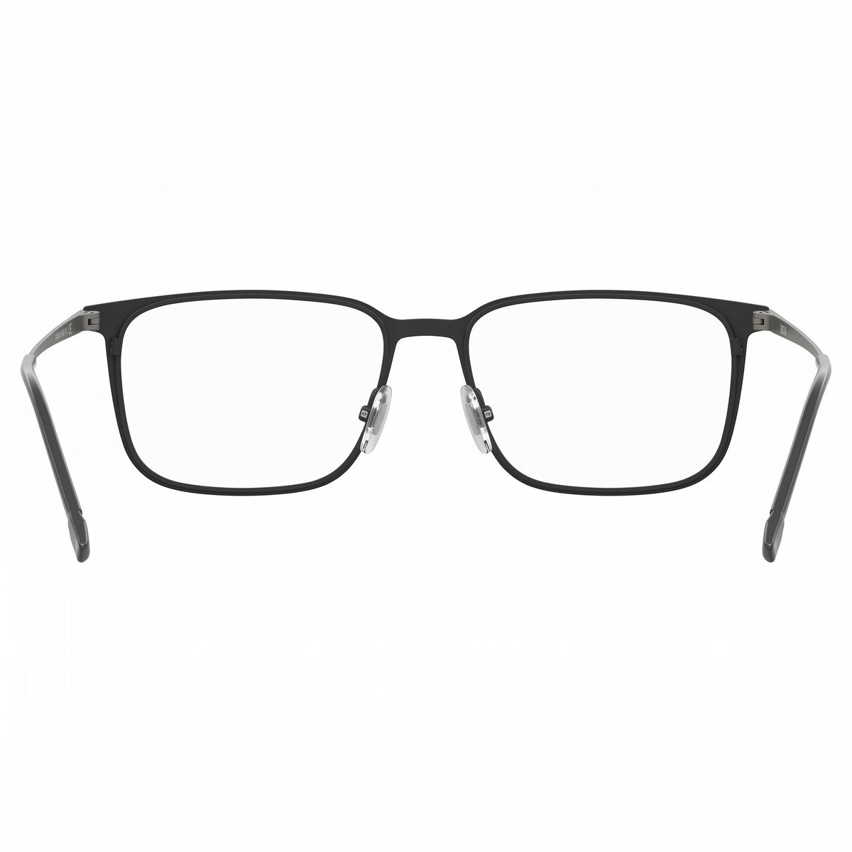 Hugo Boss Modern Matt Black Rectangle Eyeglasses Unisex, 55mm, Photo 4
