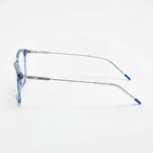 Hugo Boss Modern Rectangle Eyeglasses for Women — front view, Magnesium