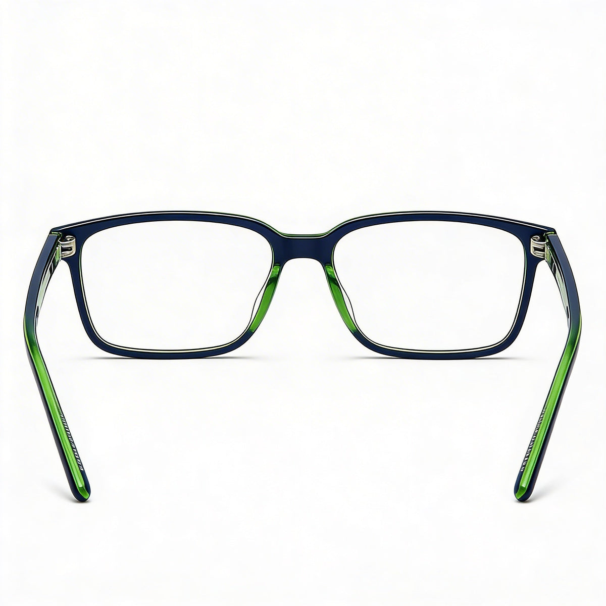 Gafas Hugo Boss Modern rectangulares azul verdoso para hombre, acetato de 53 mm, Photo 3