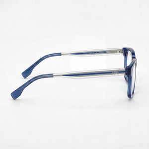 Hugo Boss Modern Rectangle Sunglasses for Men — front view, Acetate frame