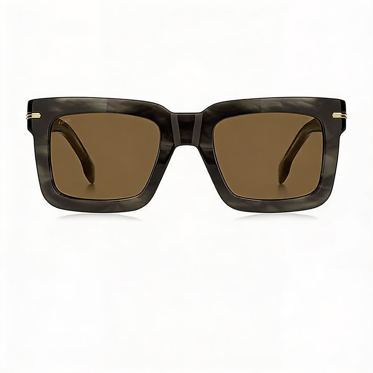 Hugo Boss Modern Brown/Dark Grey Square Sunglasses for Women, 51mm, Photo 2