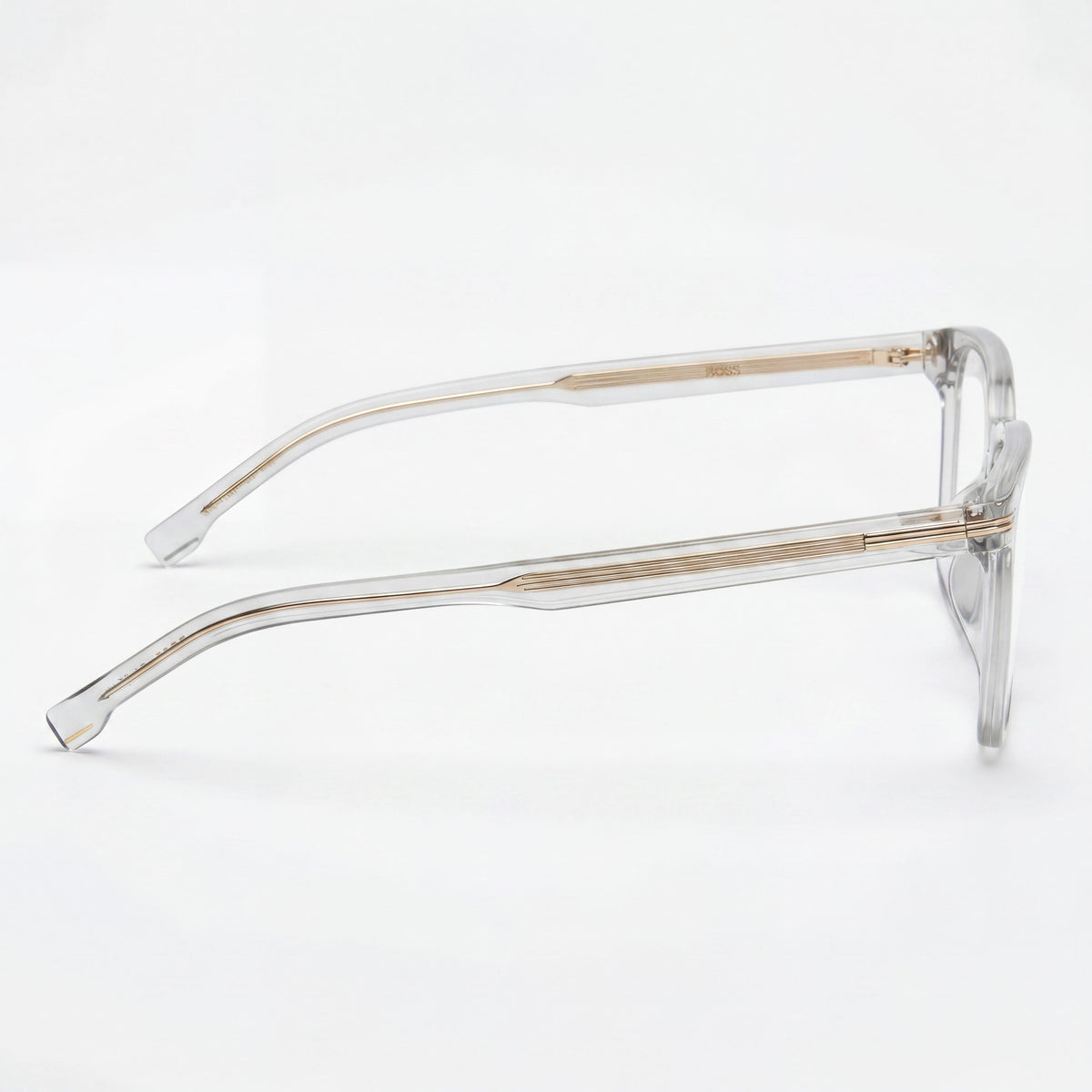 Hugo Boss Modern 1541/F Grey Square Eyeglasses for Men, 52mm, Photo 2