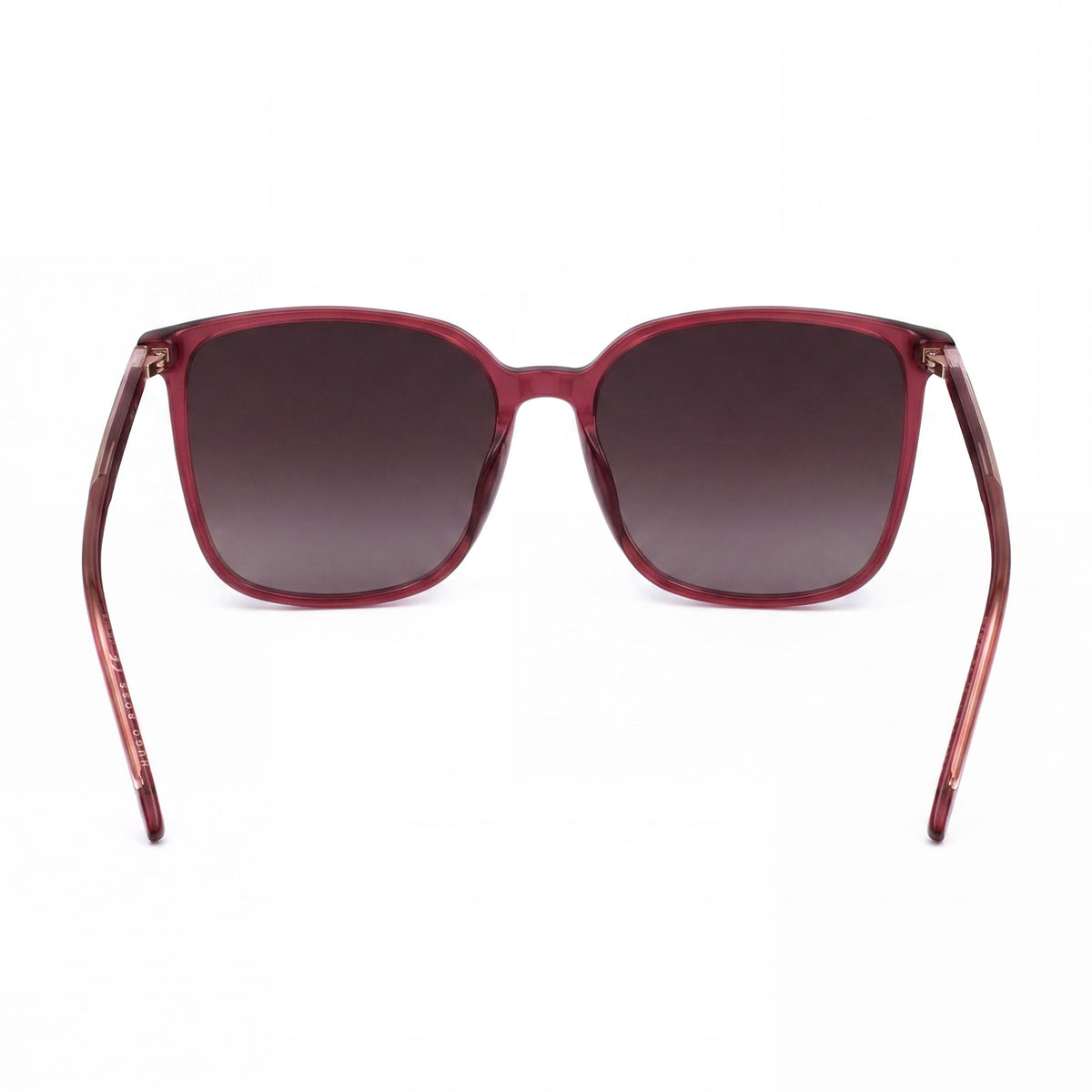 Gafas de sol cuadradas Hugo Boss Modern en color burdeos para mujer, 57 mm, Photo 3