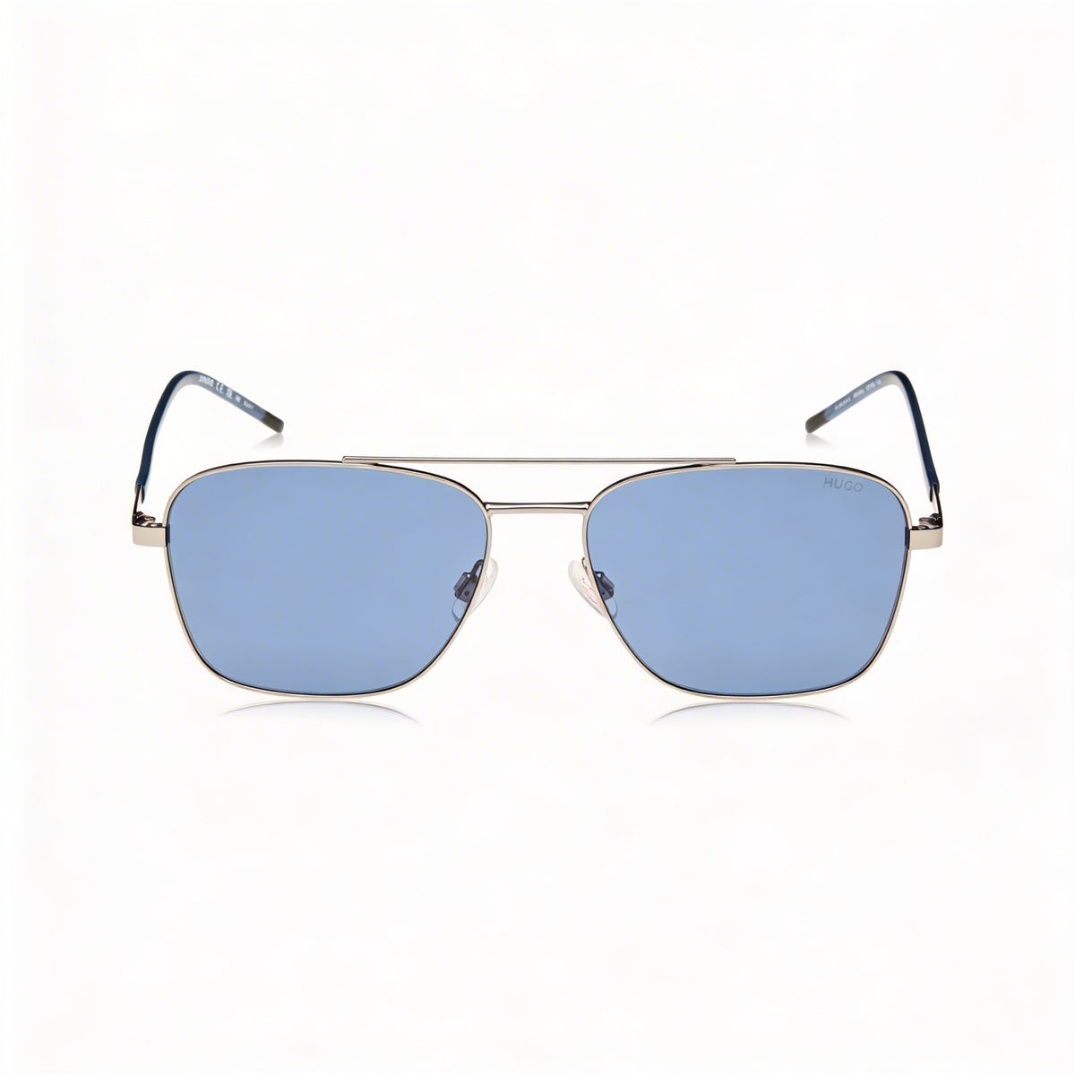 Gafas de sol rectangulares Hugo Boss Modern de rutenio para hombre, 57 mm, Photo 2