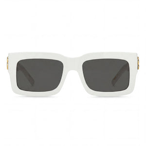 Hugo Boss Modern Rectangle Sunglasses for Women — front view, Ecological oil frame
