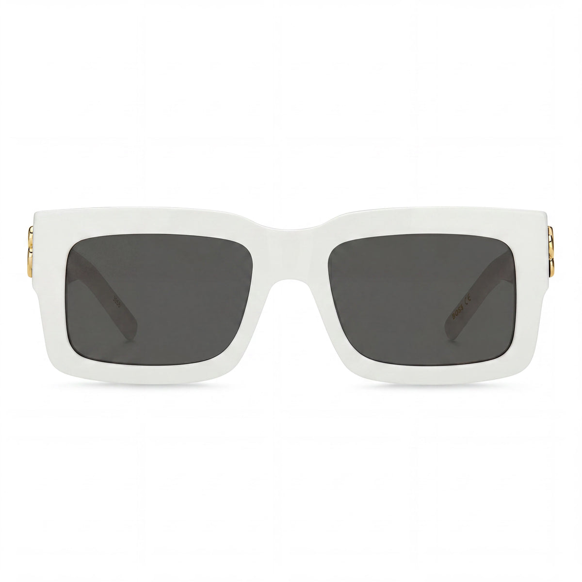 Gafas de sol rectangulares para mujer Hugo Boss BOSS 1654/S en negro/blanco, 54 mm, Photo 2